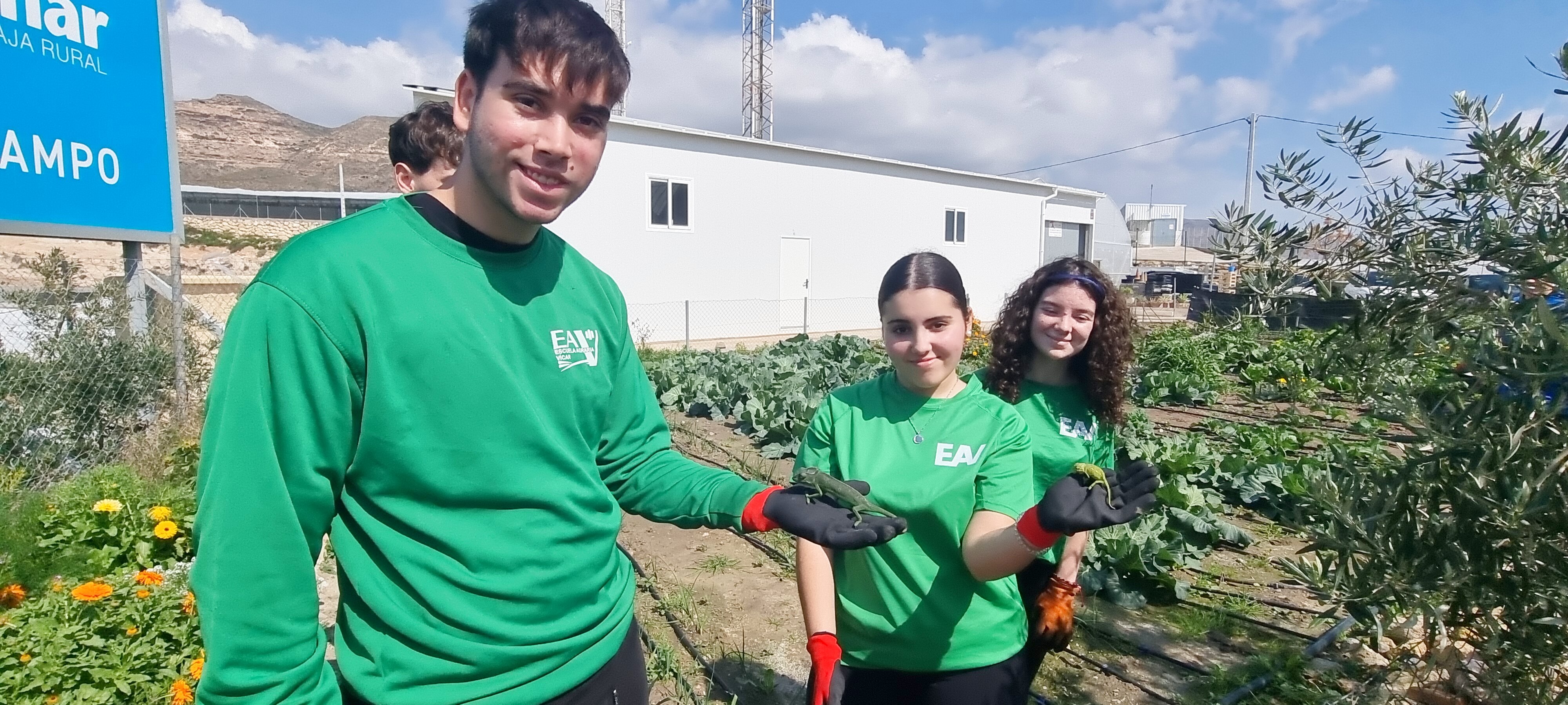 "Centinelas come-bichos" en el huerto ecológico