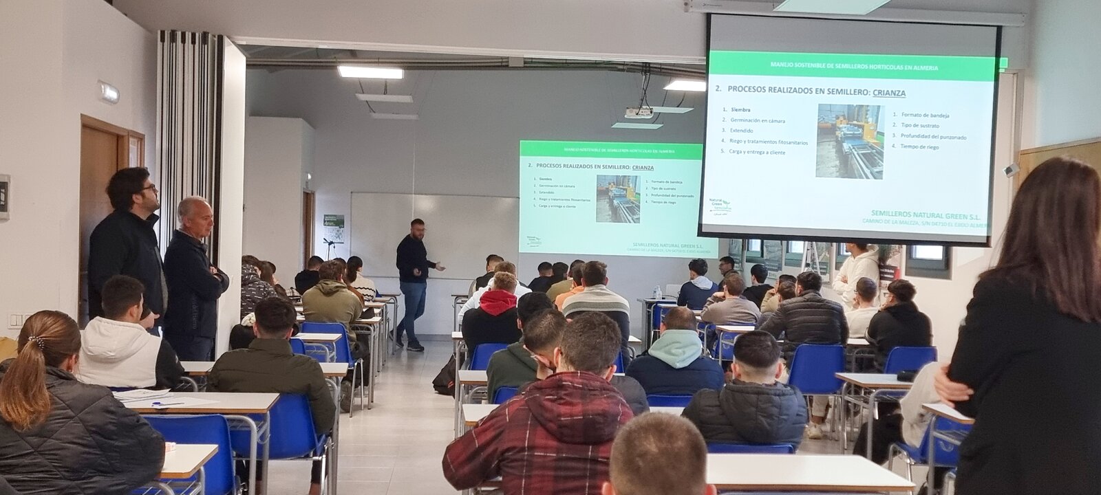 Masterclass de semilleros industriales en aulas B-C