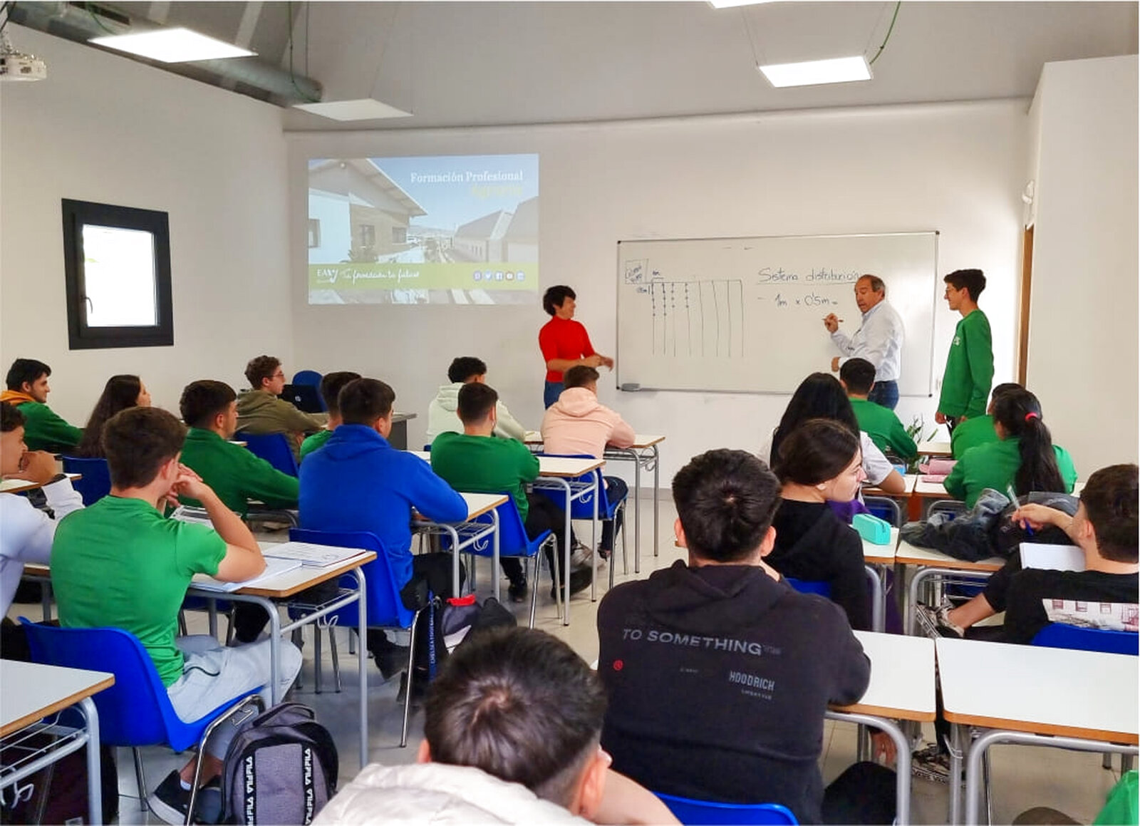 Teoría de Instalaciones e Infraestructuras Agrarias en aula A