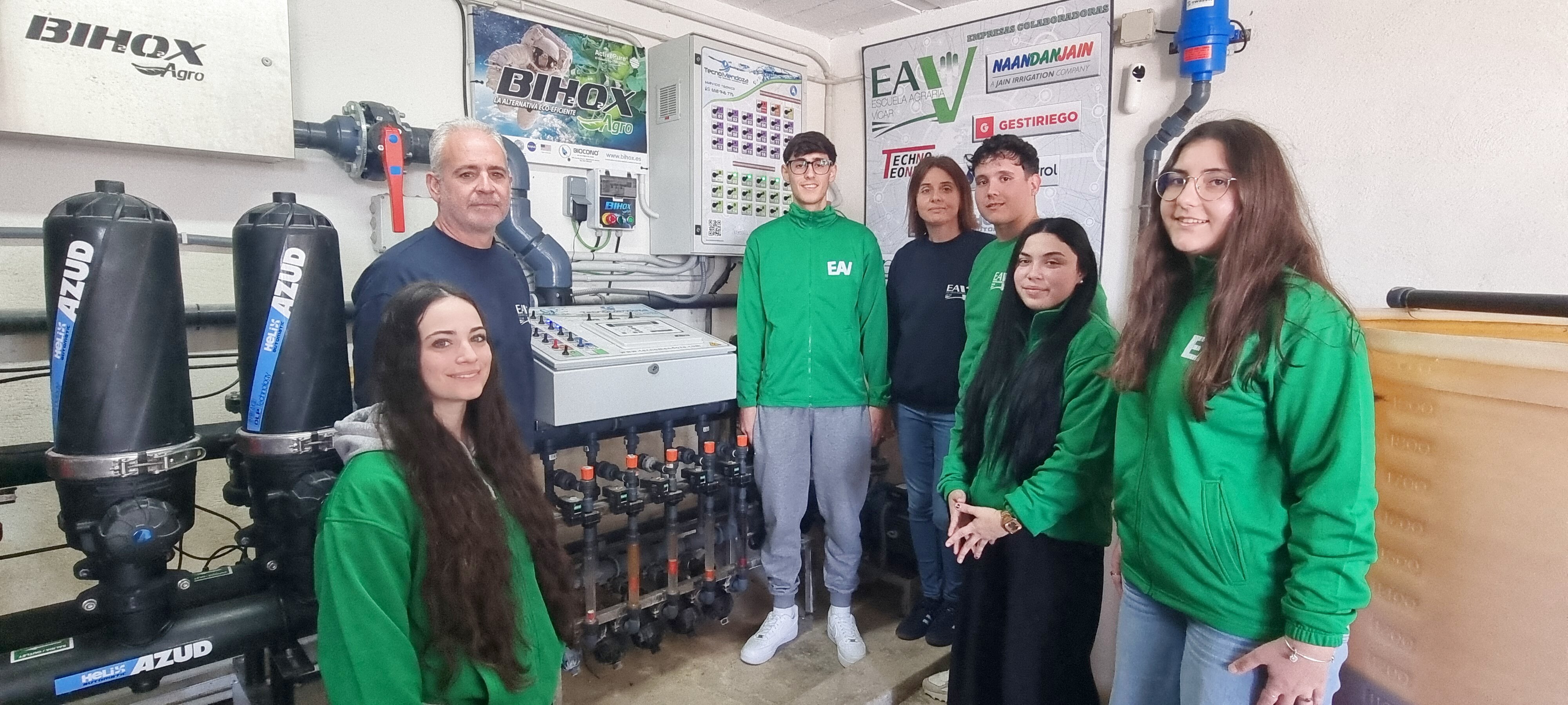 Clase práctica de fertirrigación de cabezal de riego